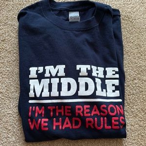 Medium “I’m the Middle” t-shirt